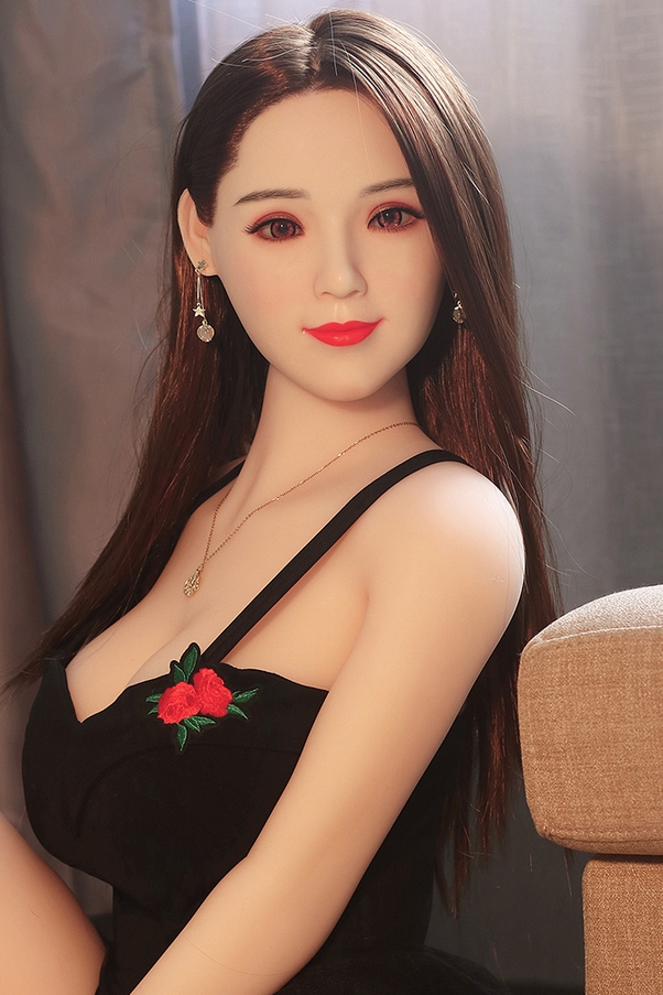 158cm D Cup Occhi Ambra Petite Mora Bambola del Sesso Realistica Vista Dettaglio 10