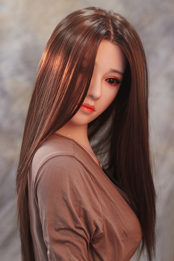 158cm D Cup Gray Natural Lips Petite Bambola del Sesso Realistica Galleria 4