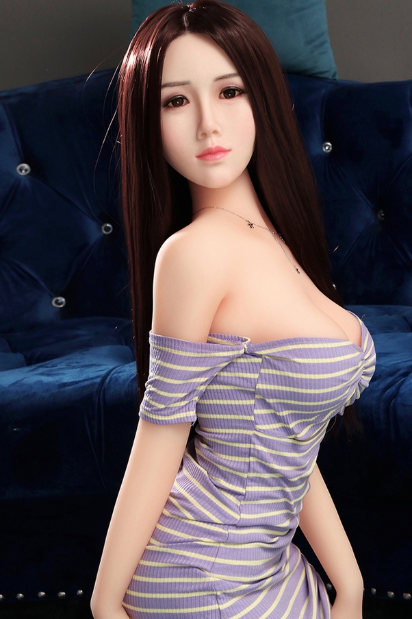 158cm D Cup Petite Breasts Thin Lips Occhi Ambra Bambola del Sesso Realistica Vista Dettaglio 8