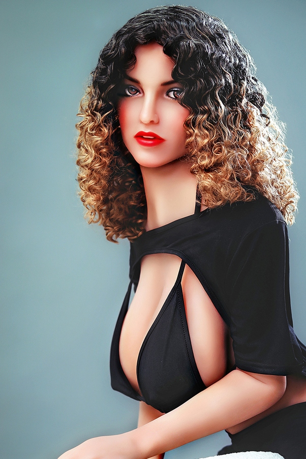 152cm C Cup Mora Voluttuosa Occhi Ambra Bambola del Sesso Shemale Vista Dettaglio 8