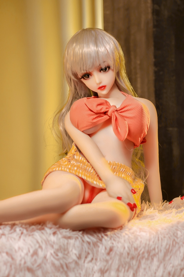 68cm D Cup Thin Lips Occhi Ambra Petite Mini Bambola del Sesso Galleria 5