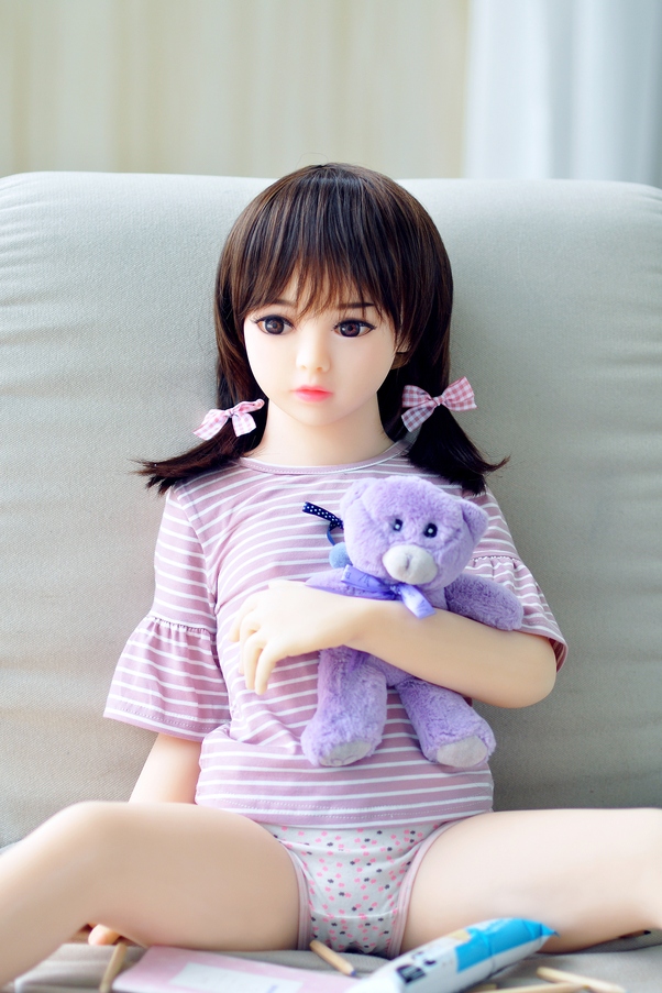 100cm D Cup Thin Lips Seno Piccolo Mora Bambola del Sesso Giovane Prodotto