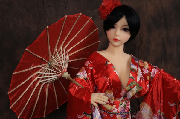 100cm D Cup Occhi Ambra Nero Thin Lips Bambola del Sesso Giapponese Vista Dettaglio 7