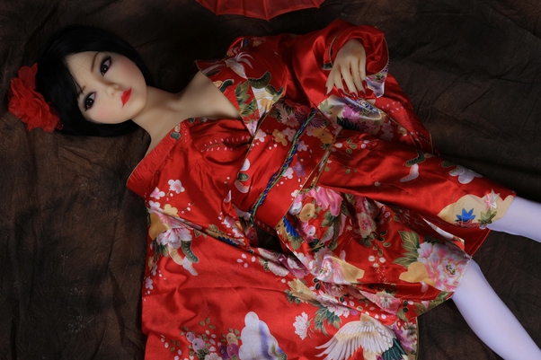 100cm D Cup Thin Lips Occhi Ambra Voluttuosa Bambola del Sesso Giapponese Vista Dettaglio 9