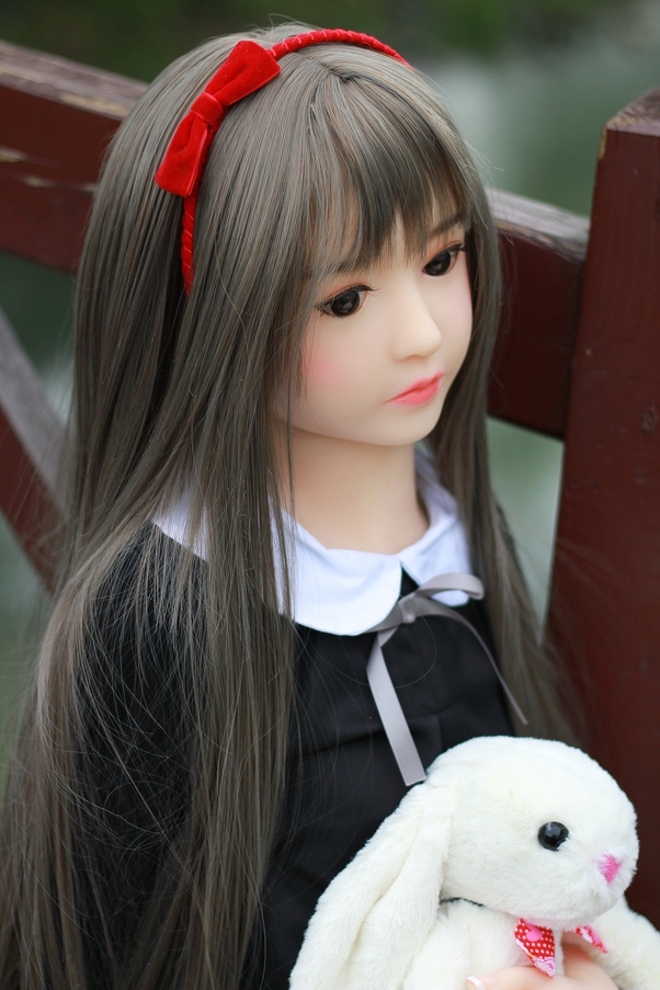 100cm A Cup Gray Seno Piccolo Petite Bambola del Sesso Asiatica Galleria 6