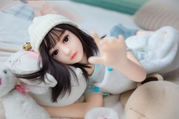 100cm A Cup Atletica Seno Piccolo Nero Mini Bambola del Sesso Vista Dettaglio 7