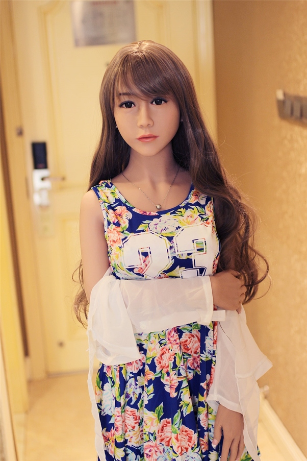 156cm C Cup Thin Lips Occhi Grigi Petite Bambola del Sesso BBW Vista Dettaglio 7