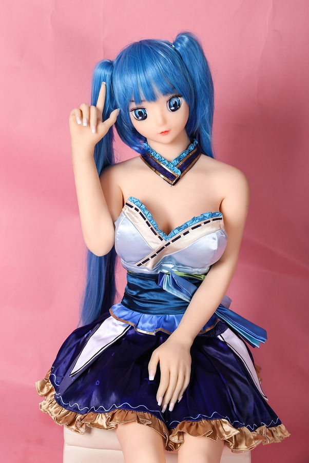 148cm D Cup Petite Seno Medio Occhi Azzurri Bambola del Sesso Anime Vista Dettaglio 10
