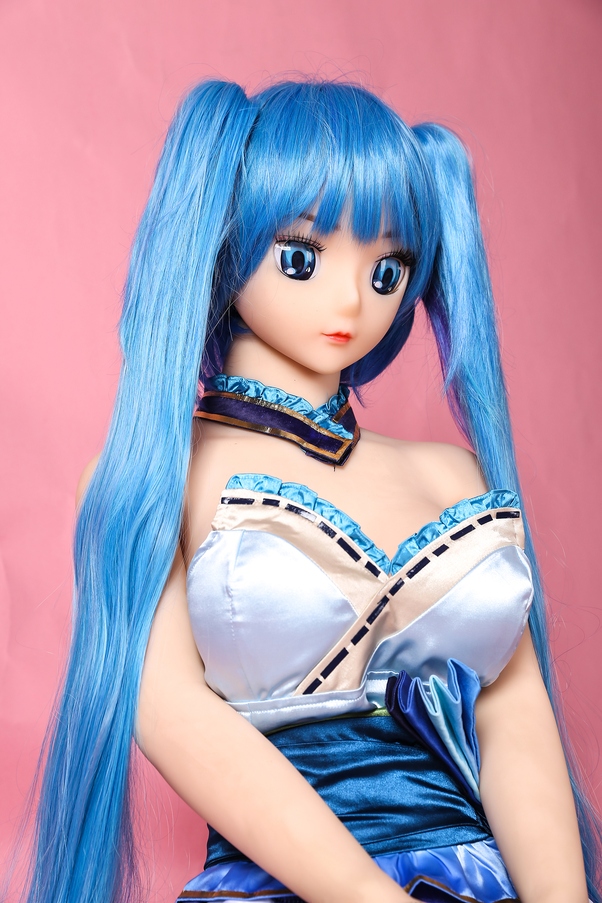 148cm D Cup Thin Lips Occhi Azzurri Petite Bambola del Sesso Anime Vista Dettaglio 14