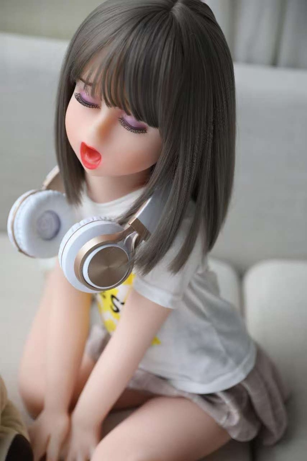 100cm A Cup Petite Breasts Thin Lips Occhi Ambra Mini Bambola del Sesso Vista Dettaglio 1