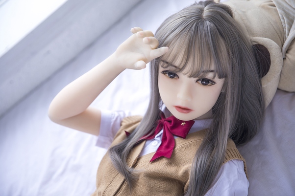 128cm A Cup Thin Lips Occhi Grigi Petite Bambola del Sesso Giovane Vista Dettaglio 6