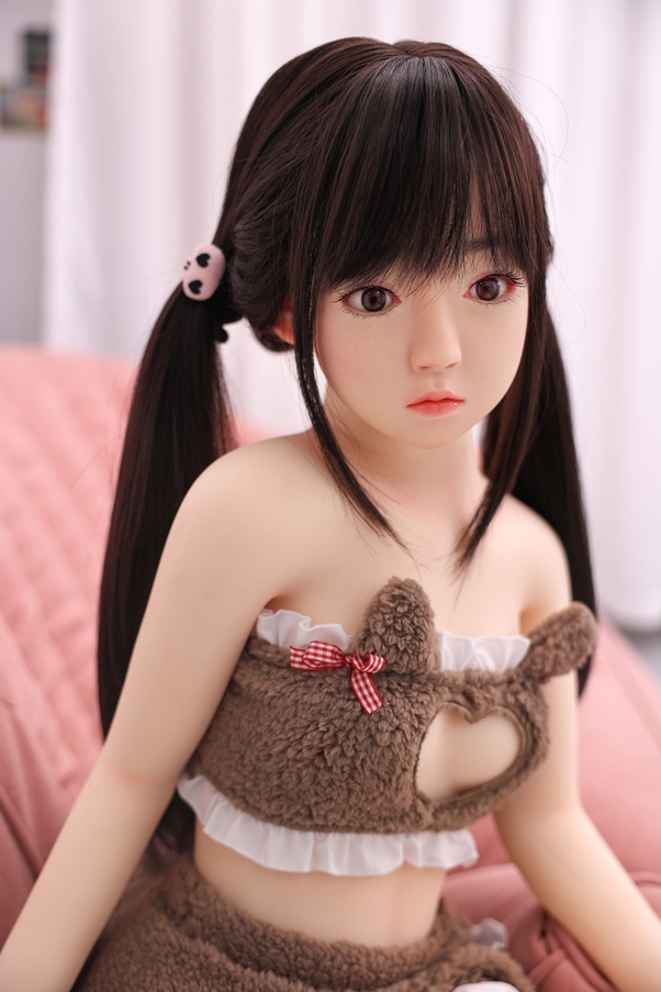 120cm A Cup Thin Lips Occhi Ambra Petite Bambola del Sesso Giovane Galleria 5