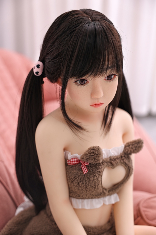 120cm A Cup Occhi Ambra Thin Lips Seno Piccolo Bambola del Sesso Giovane Vista Dettaglio 1