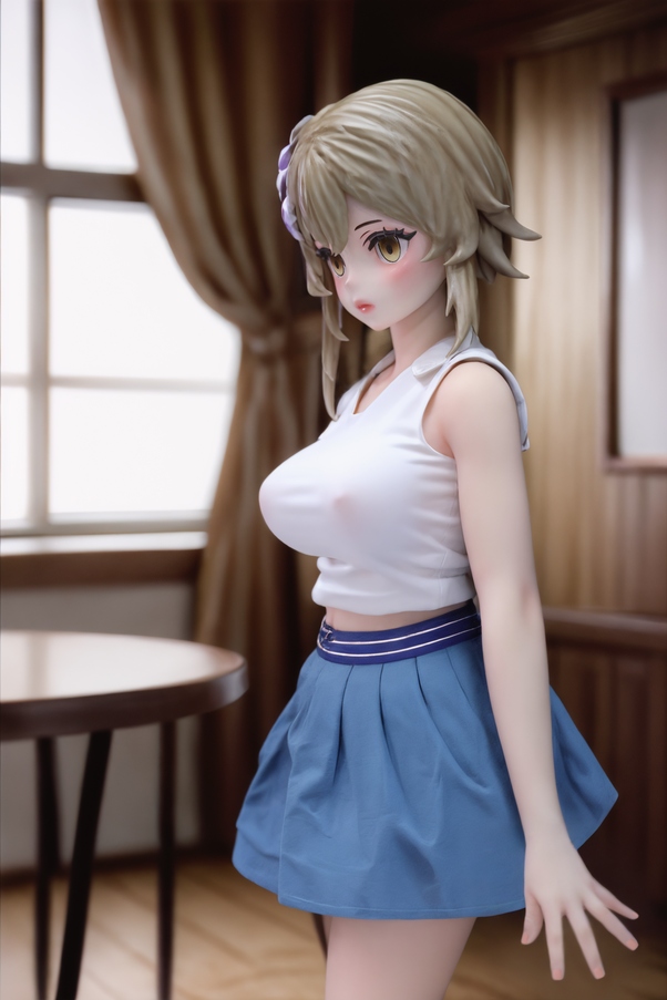 80cm G Cup Mora Petite Seno Piccolo Bambola del Sesso Anime Vista Dettaglio 1