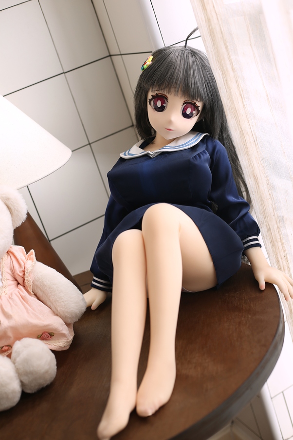 80cm G Cup Petite Nero Thin Lips Bambola del Sesso Anime Galleria 2