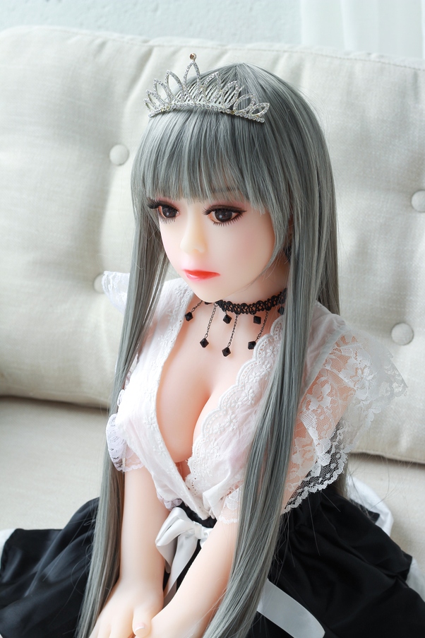 125cm C Cup Occhi Grigi Seno Medio Gray Bambola del Sesso Giovane Galleria 4