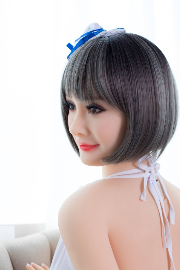 158cm I Cup Nero Thin Lips Occhi Grigi Bambola del Sesso BBW Vista Dettaglio 1