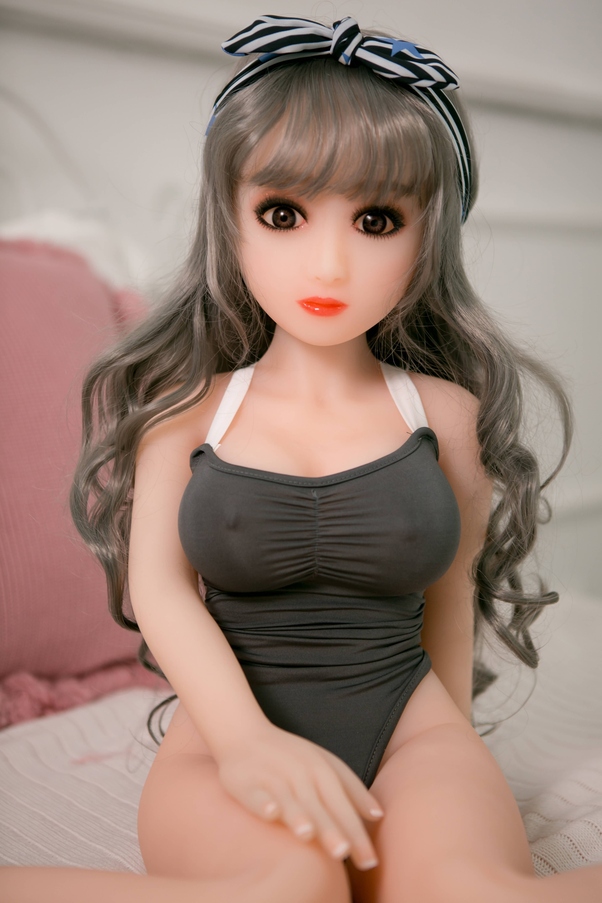 125cm D Cup Nero Thin Lips Seno Medio Bambola del Sesso Giovane Galleria 2