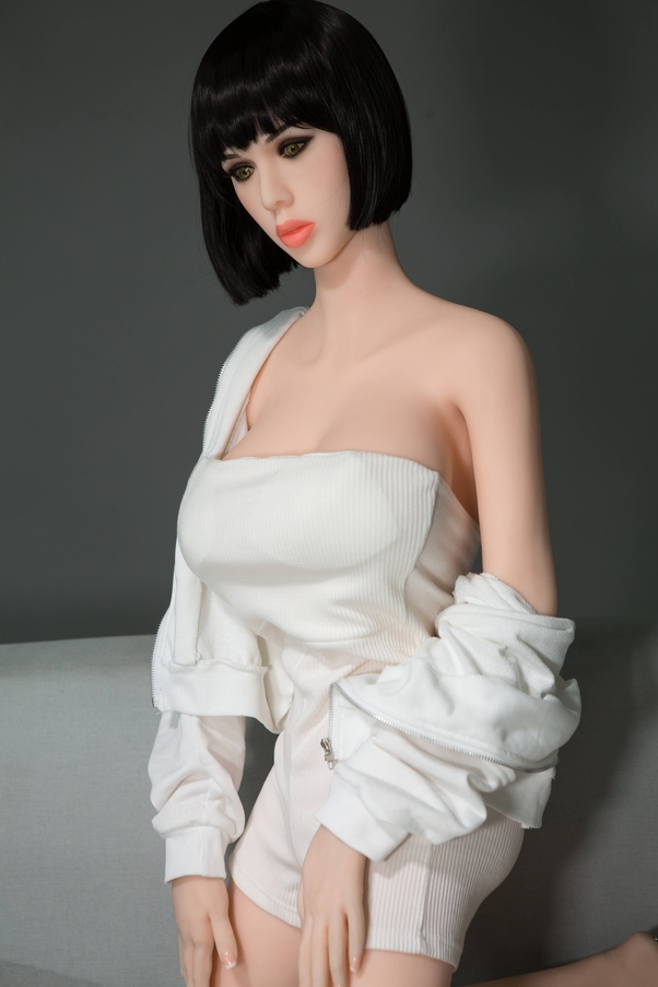 158cm I Cup A Clessidra Thin Lips Occhi Grigi Bambola del Sesso BBW Galleria 5