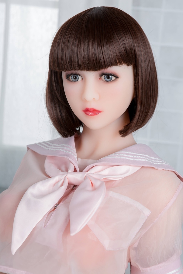 158cm I Cup Occhi Grigi Atletica Thin Lips Bambola del Sesso BBW Vista Dettaglio 4