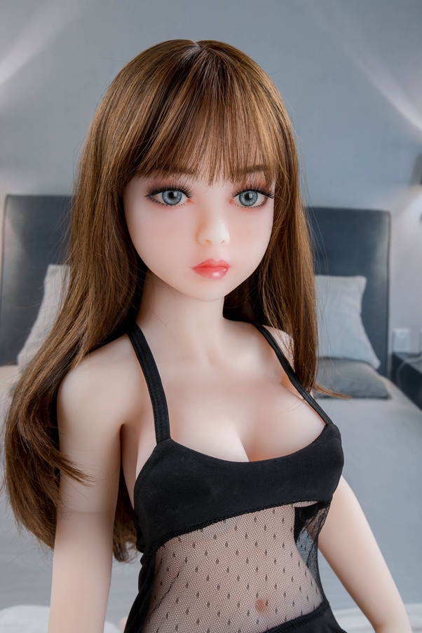 125cm C Cup Occhi Grigi Seno Medio Atletica Bambola del Sesso Giovane Vista Dettaglio 7