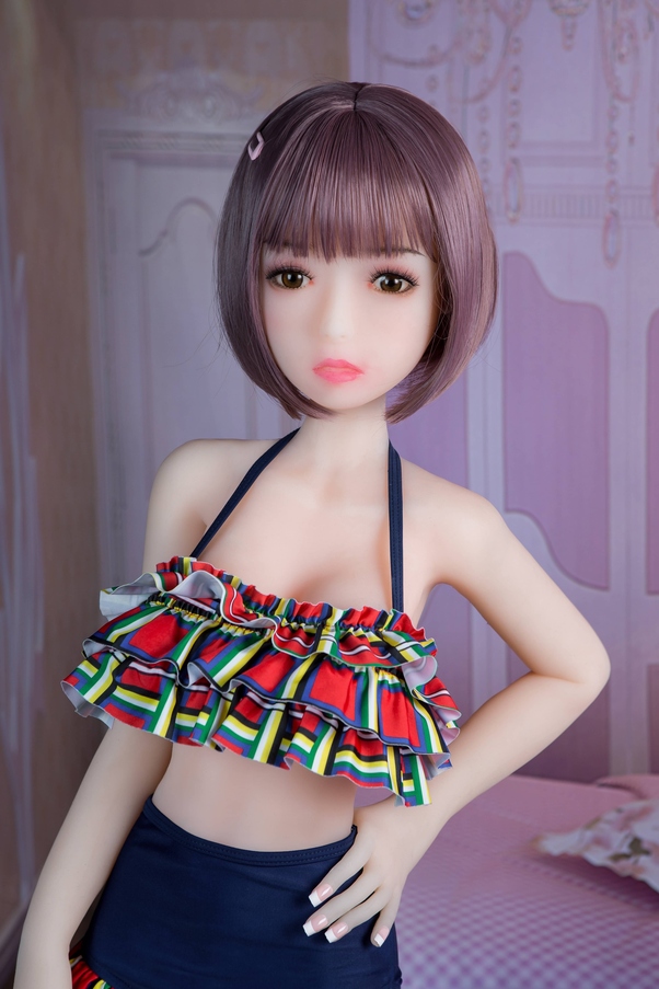 125cm C Cup Atletica Seno Medio Occhi Grigi Bambola del Sesso Giovane Vista Dettaglio 10