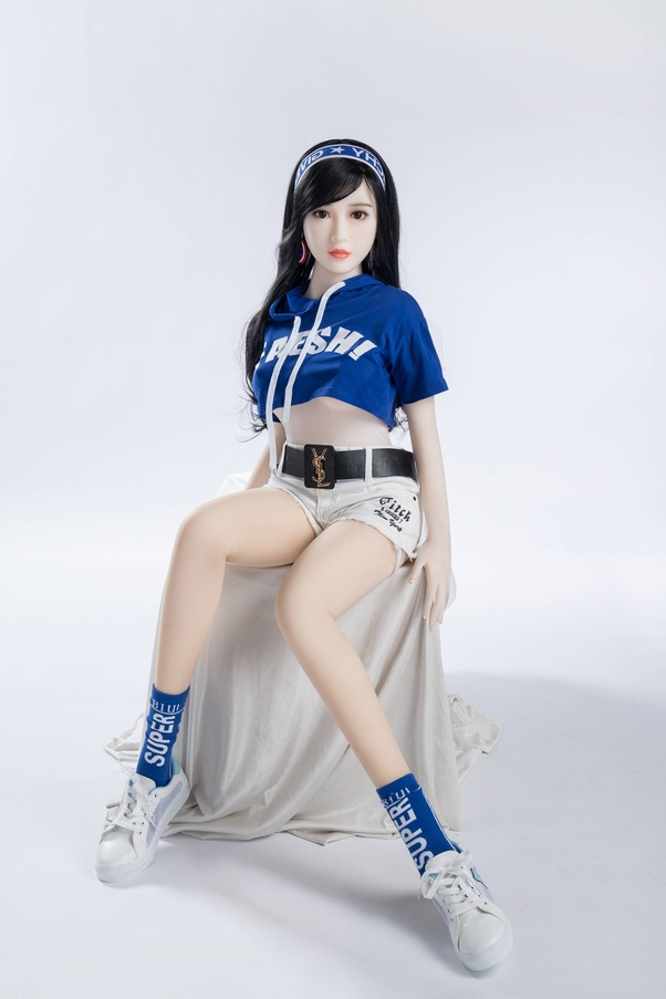 158cm I Cup Nero Thin Lips Occhi Grigi Bambola del Sesso BBW Vista Dettaglio 2