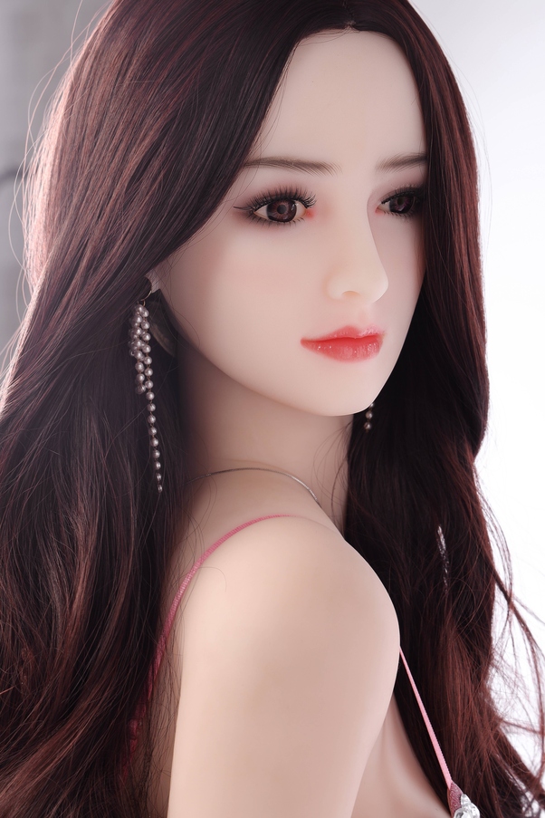 158cm I Cup Occhi Grigi Voluttuosa Thin Lips Bambola del Sesso BBW Vista Dettaglio 6