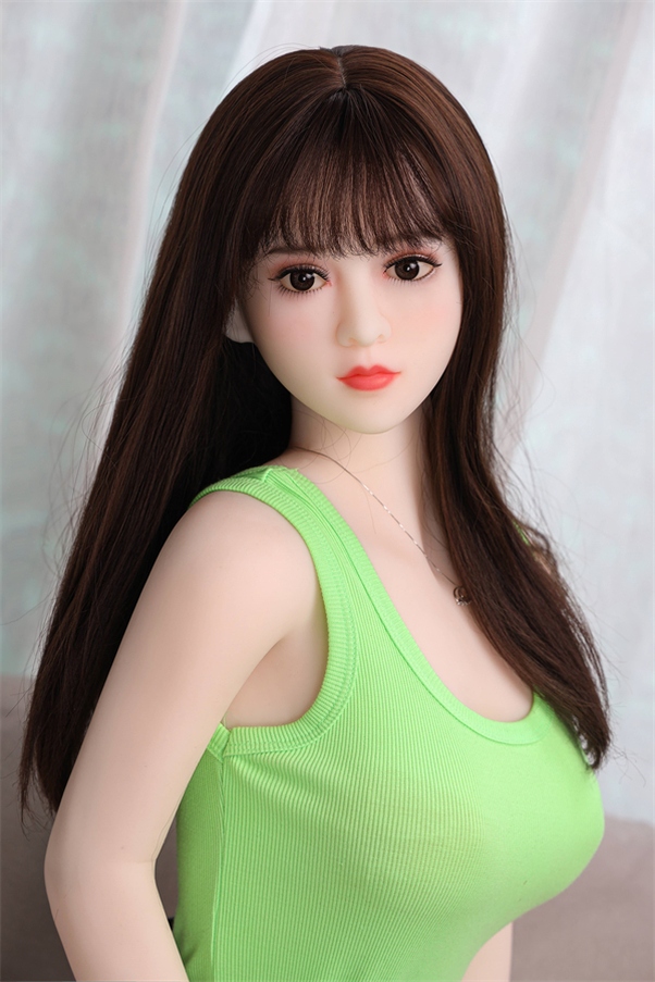 158cm I Cup Seno Medio Marrone A Clessidra Bambola del Sesso BBW Vista Dettaglio 9