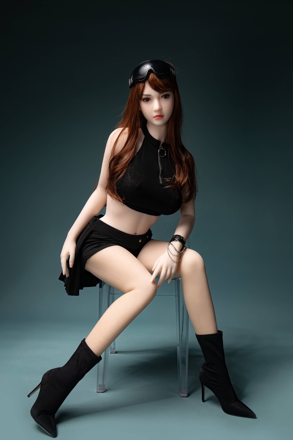 165cm C Cup Thin Lips Occhi Grigi Marrone Bambola del Sesso BBW Vista Dettaglio 2