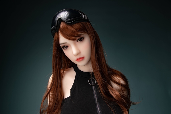 165cm C Cup A Clessidra Occhi Grigi Marrone Bambola del Sesso BBW Vista Dettaglio 13