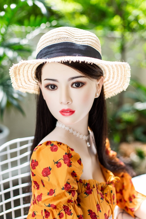 115cm C Cup Petite Occhi Ambra Breasts Bambola del Sesso Giovane Vista Dettaglio 3