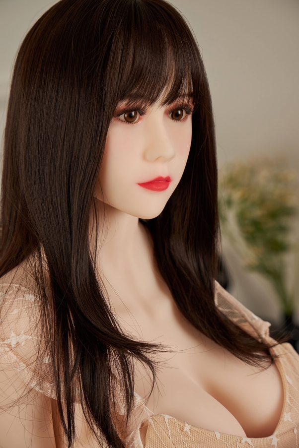 158cm C Cup Petite Breasts Mora Occhi Ambra Bambola del Sesso BBW Vista Dettaglio 5