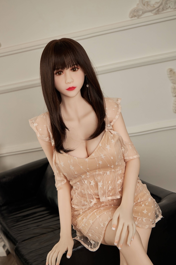 158cm C Cup Petite Breasts Mora Occhi Ambra Bambola del Sesso BBW Vista Dettaglio 8