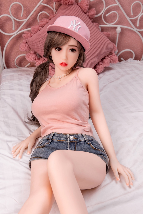 158cm C Cup Occhi Grigi Petite Breasts Bambola del Sesso BBW Vista Dettaglio 12