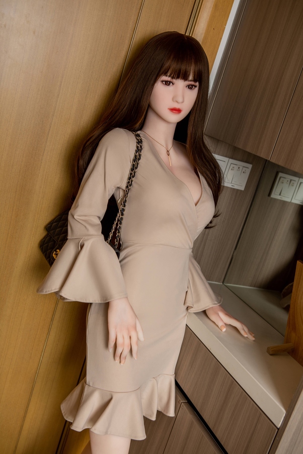 158cm C Cup Seno Piccolo Occhi Ambra Mora Bambola del Sesso BBW Galleria 5