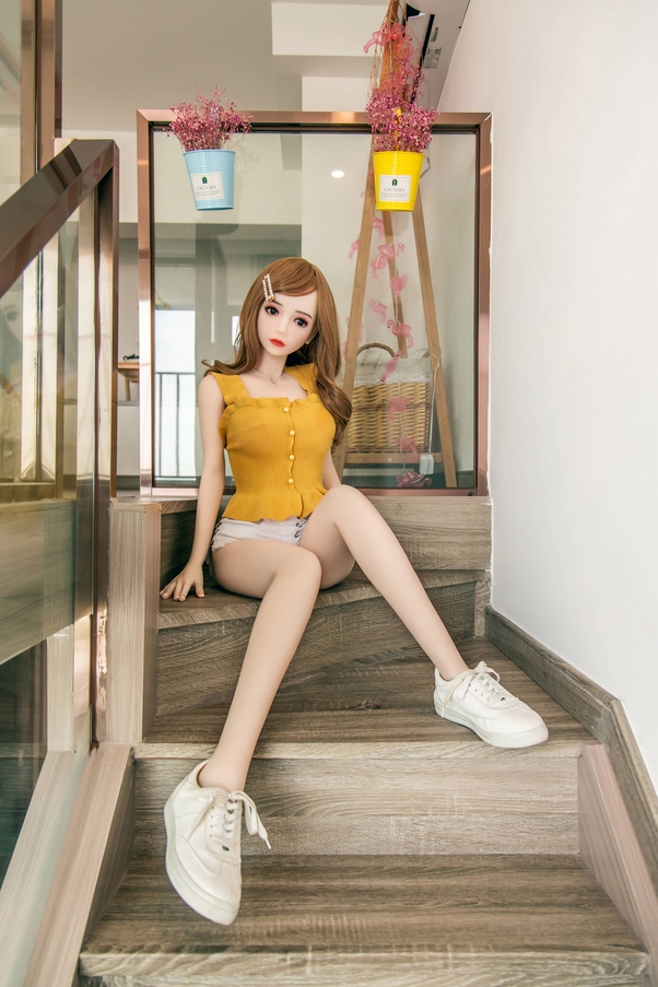 158cm C Cup Petite Breasts Thin Lips Bionda Bambola del Sesso BBW Galleria 5