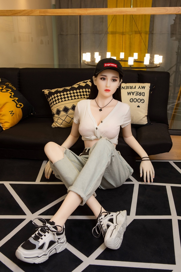 158cm C Cup Petite Thin Lips Occhi Grigi Bambola del Sesso BBW Vista Dettaglio 8