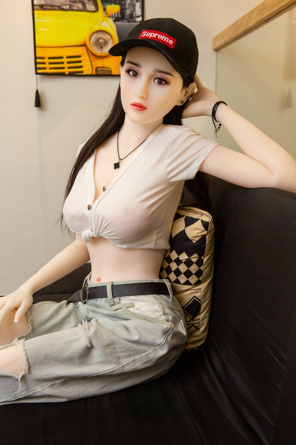 158cm C Cup Petite Breasts Occhi Grigi Thin Lips Bambola del Sesso BBW Vista Dettaglio 9