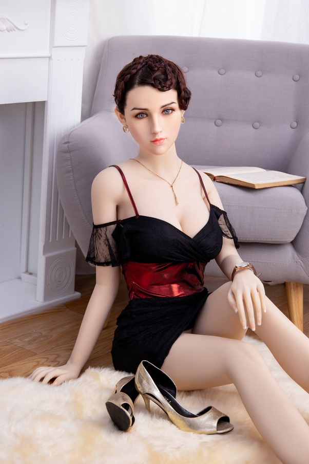 158cm C Cup Petite Breasts Occhi Grigi Bambola del Sesso BBW Vista Dettaglio 12