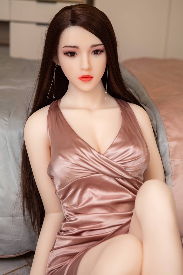 158cm C Cup Petite Mora Occhi Ambra Bambola del Sesso BBW Vista Dettaglio 1