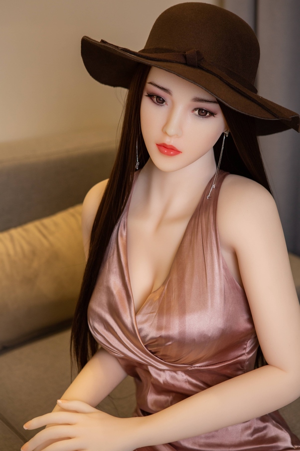 158cm C Cup Mora Petite Breasts Occhi Ambra Bambola del Sesso BBW Vista Dettaglio 11