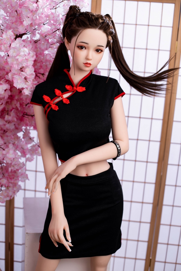 158cm C Cup Nero Petite Seno Piccolo Bambola del Sesso Asiatica Prodotto