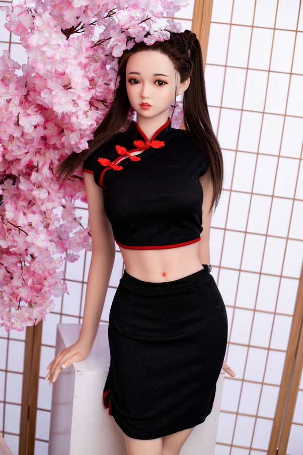 158cm C Cup Occhi Ambra Seno Piccolo Thin Lips Bambola del Sesso Asiatica Galleria 6