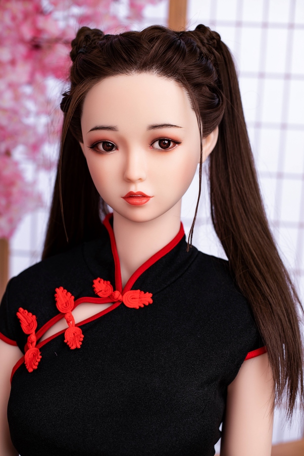 158cm C Cup Nero Seno Piccolo Petite Bambola del Sesso Asiatica Vista Dettaglio 9