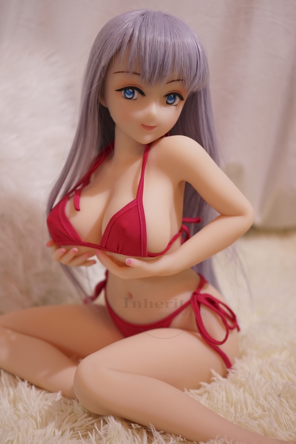80cm G Cup Thin Lips Occhi Grigi Petite Bambola del Sesso Anime Vista Dettaglio 1