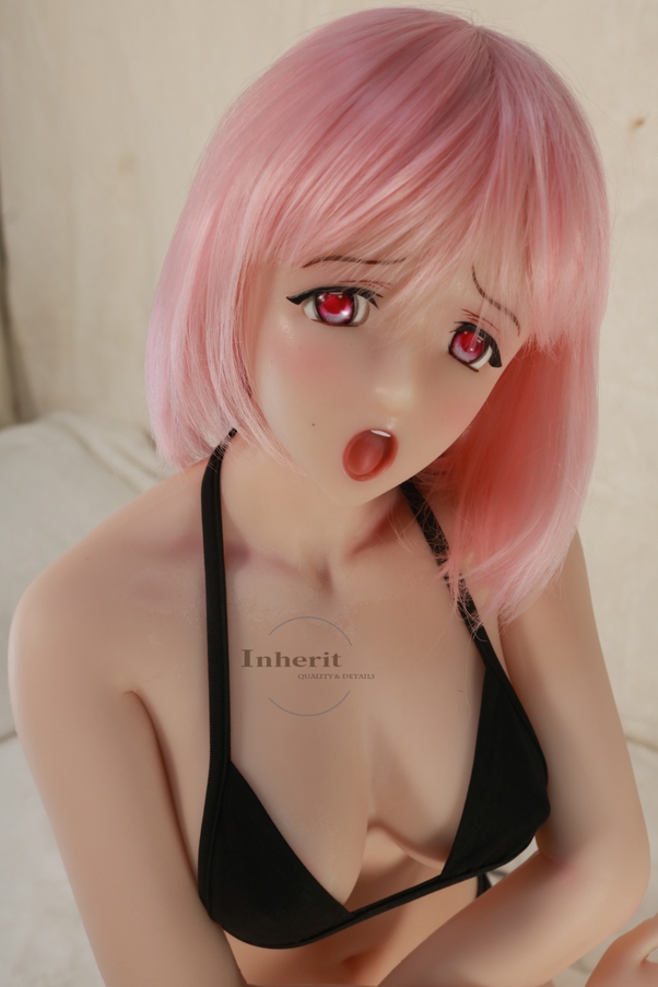80cm G Cup Rosa Petite Seno Piccolo Bambola del Sesso Anime Vista Dettaglio 8