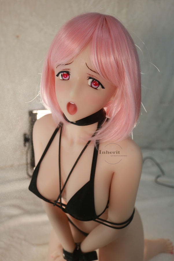 80cm G Cup Rosa Seno Piccolo Petite Bambola del Sesso Anime Vista Dettaglio 10