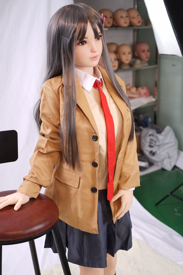 80cm G Cup Thin Lips Occhi Grigi Atletica Bambola del Sesso Anime Vista Dettaglio 2