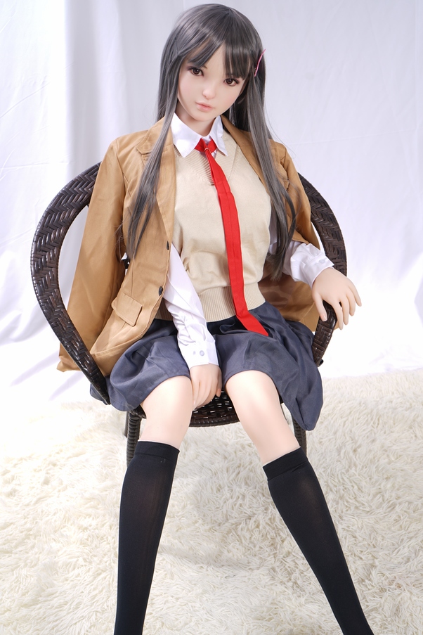 80cm G Cup Nero Atletica Thin Lips Bambola del Sesso Anime Vista Dettaglio 5